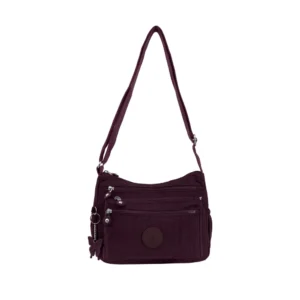 Caprice Collection Unisex Medium Crossbody Bag – Water-Resistant Nylon, 5.7L Capacity