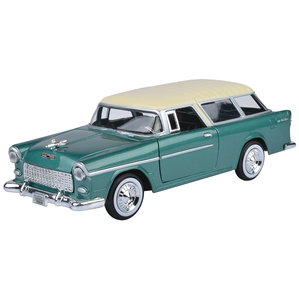 MOTORMAX 1:24 1955 Chevy Bel Air Nomad - Die-Cast Model Car