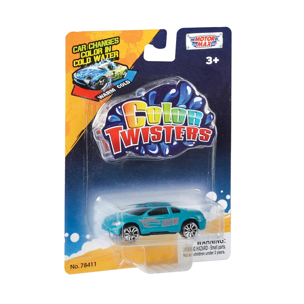 MOTORMAX Color Twisters - 1pc 3" Color Change Cars (Blister Card)